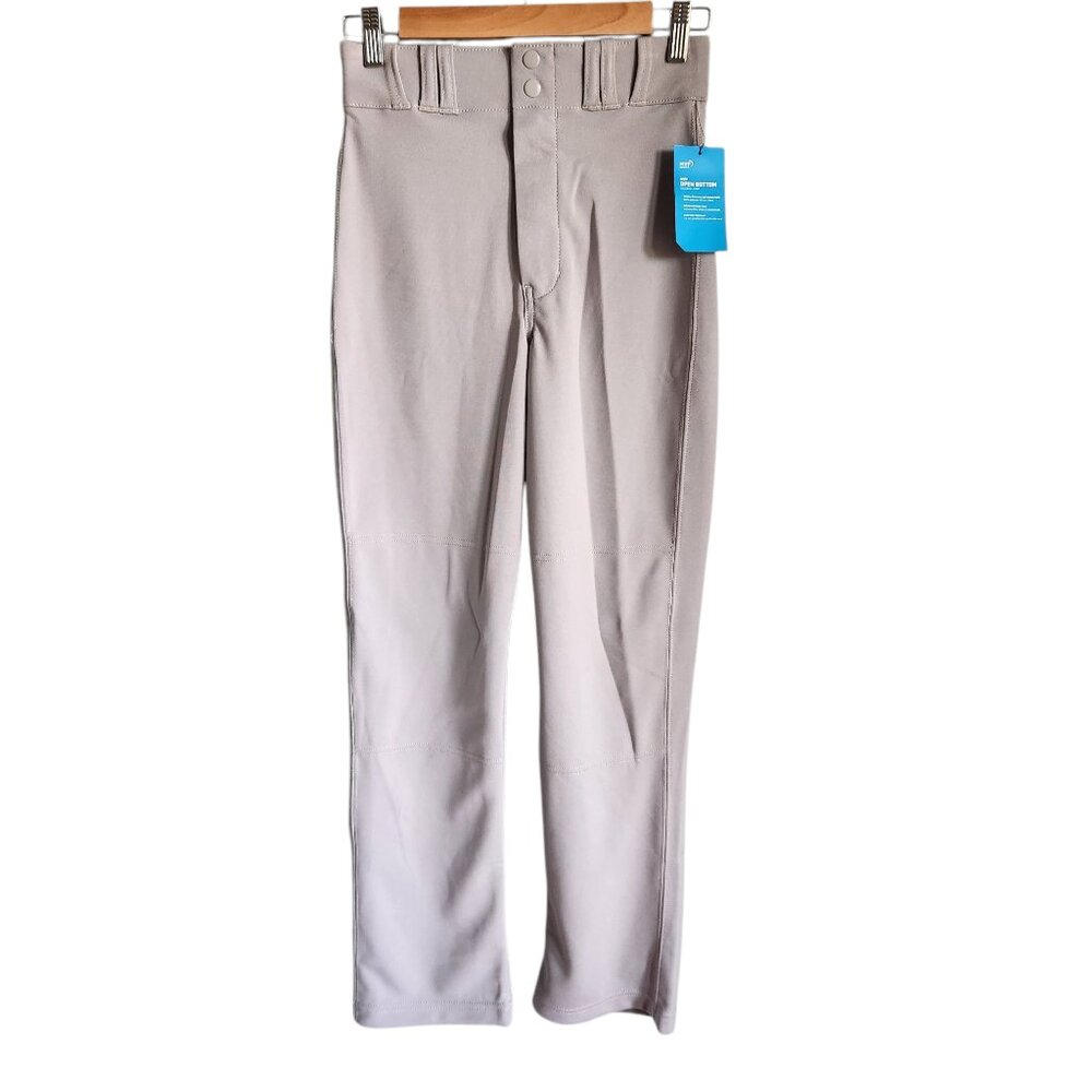 CHAMPRO Pants Large Boys Youth 3 Pair Grey MVP Open Bottom Baseball Pant - Picture 7 of 11